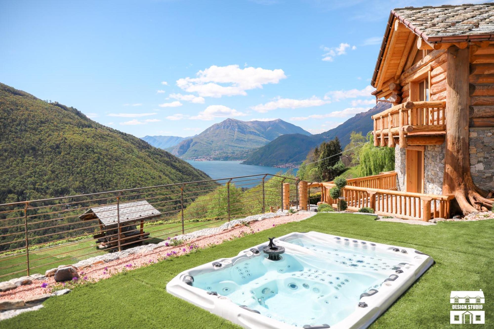 Chalet Antico Legno By Design Studio Sueglio Exteriör bild